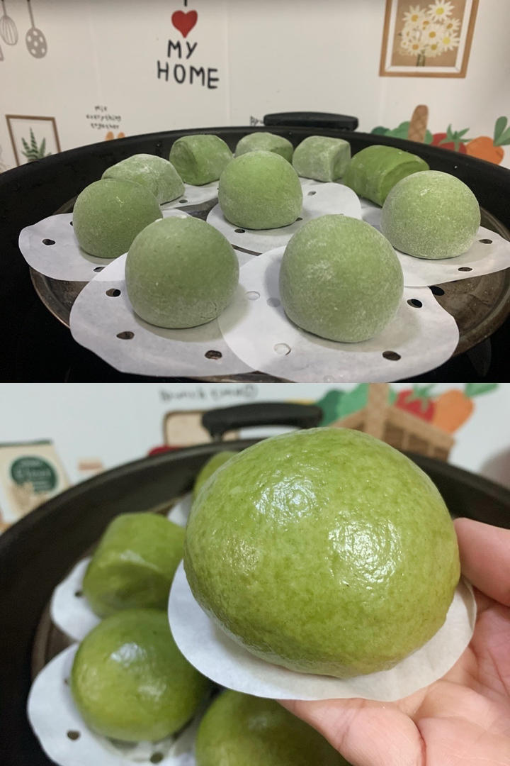 蒸一锅艾草馒头吧