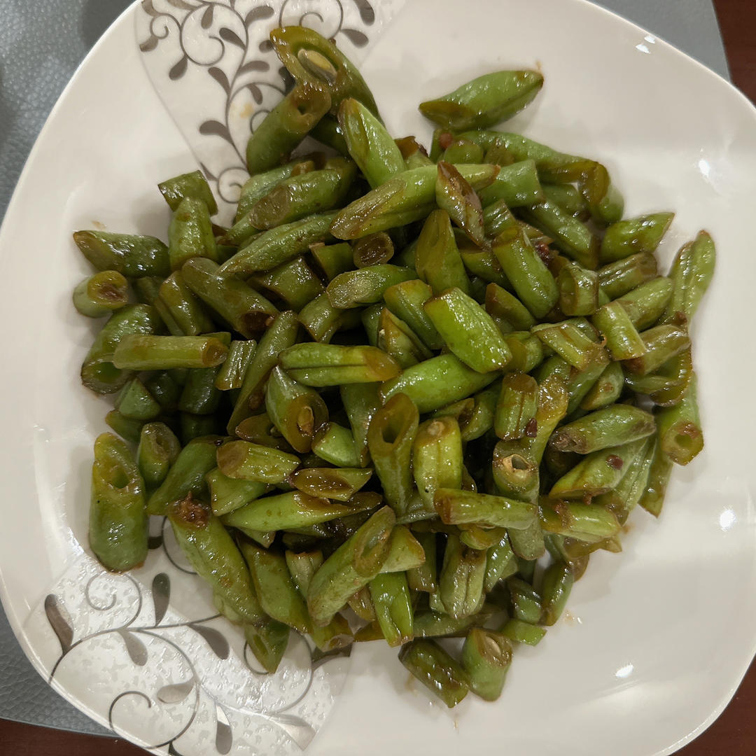 比肉好吃百倍无敌下饭素炒豆角丝