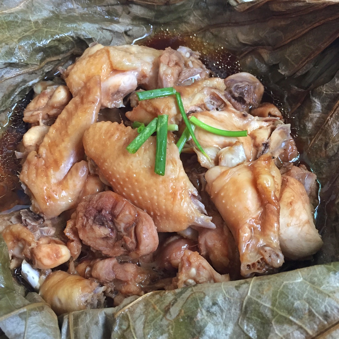 dpyoung做的笼仔荷叶糯米蒸鸡
