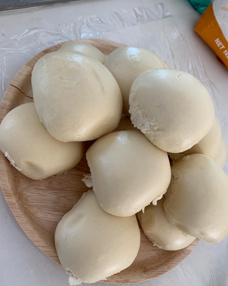 纯手工奶香馒头【无泡打粉，无添加】