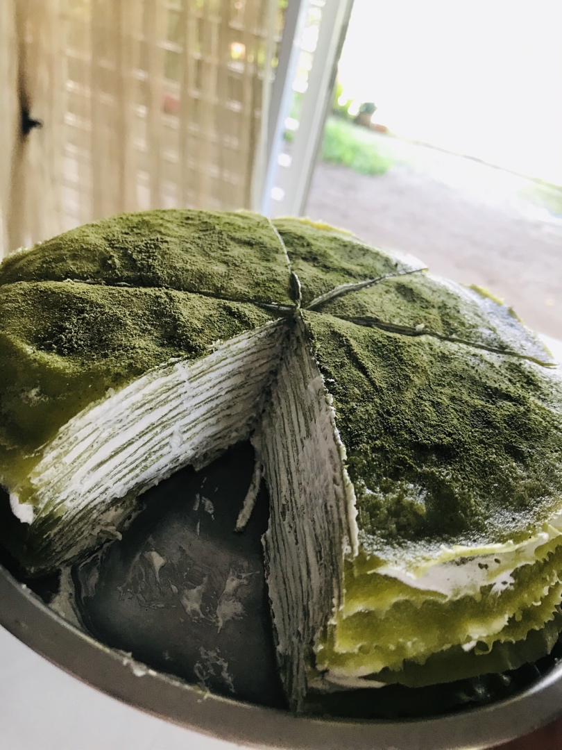 绿茶千层蛋糕