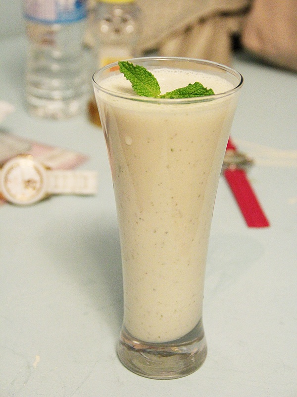 jessbabe做的香蕉薄荷奶昔