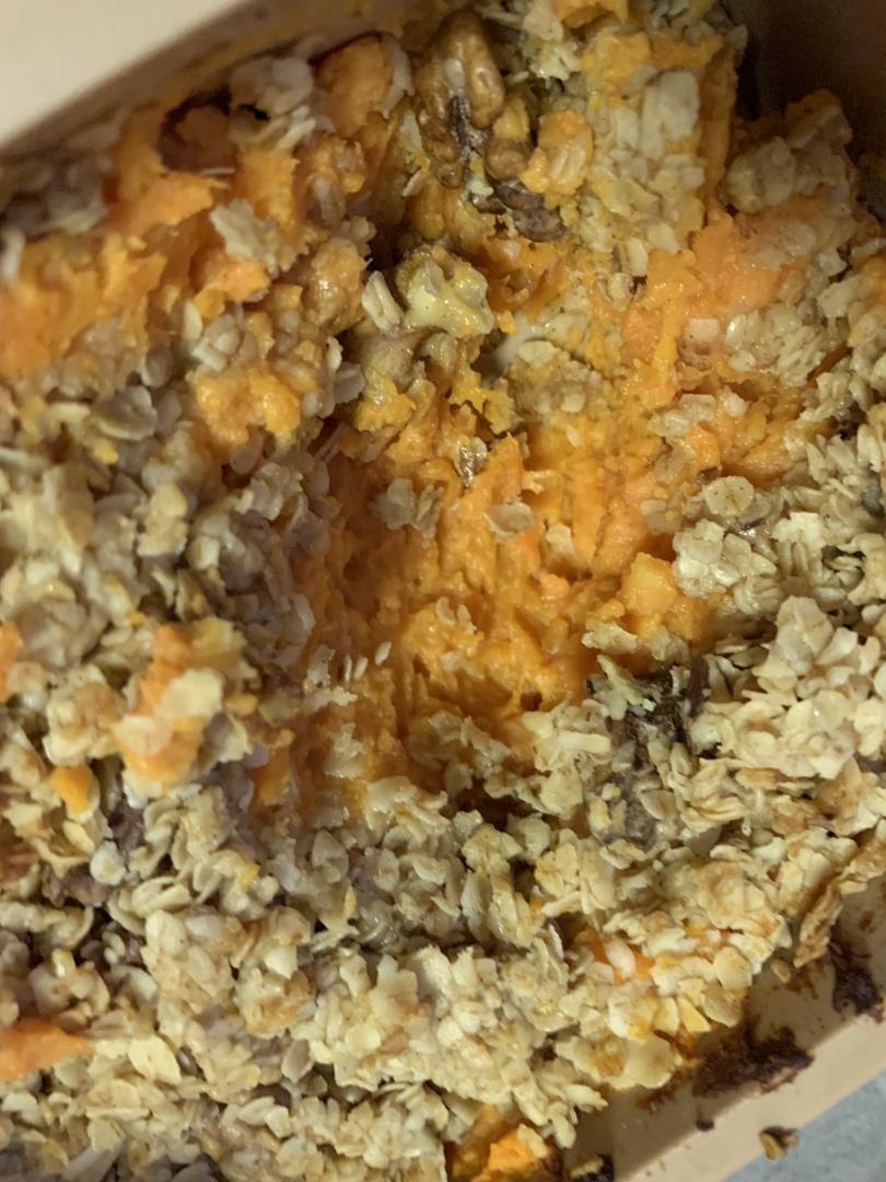 粉糯红薯泥配燕麦酥丨健康·三餐