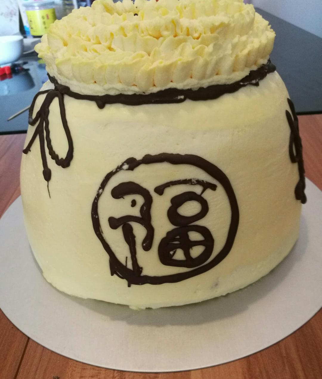 异形蛋糕钱袋生日蛋糕（福袋生日蛋糕）