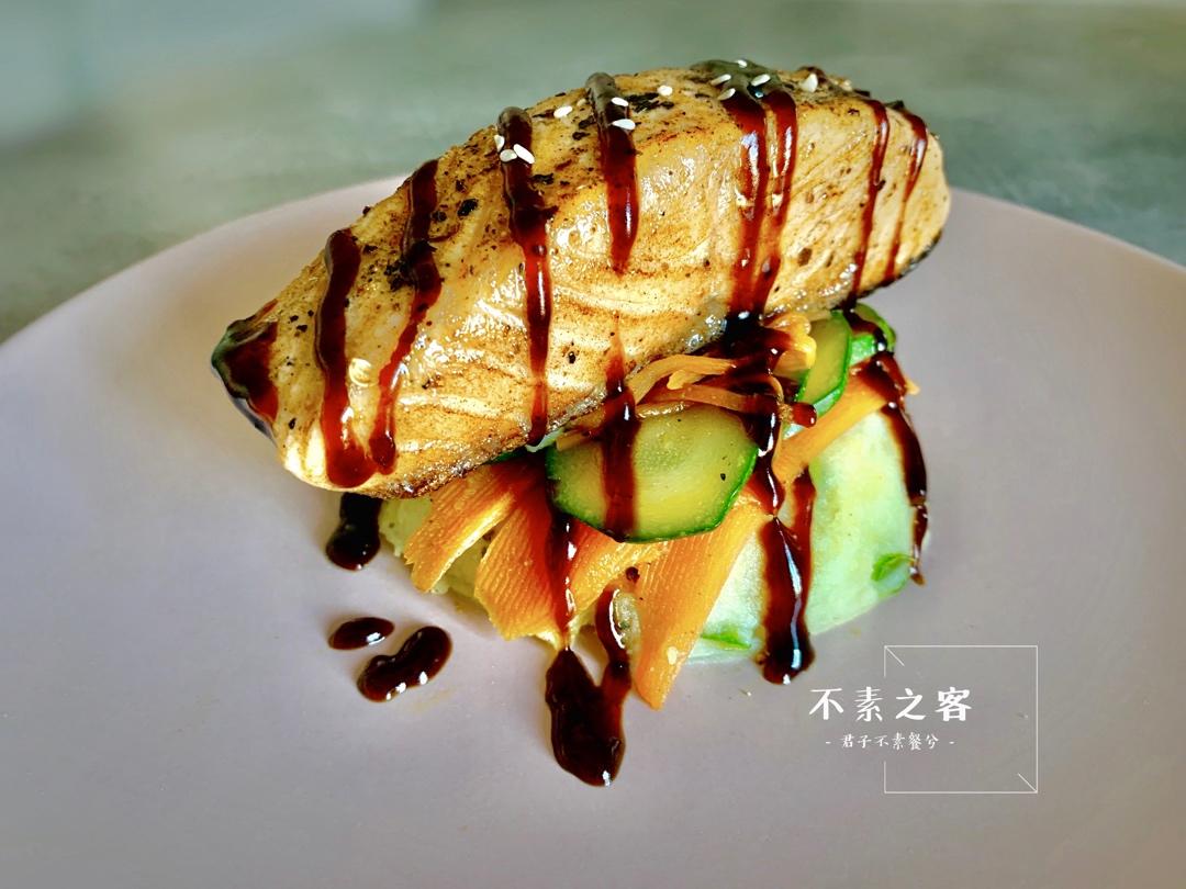 香煎三文鱼