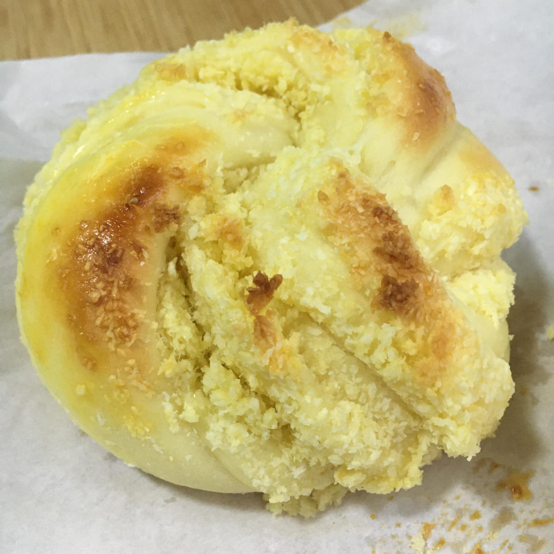懒人免揉椰蓉面包（电饭煲、蒸锅、烤箱均可）