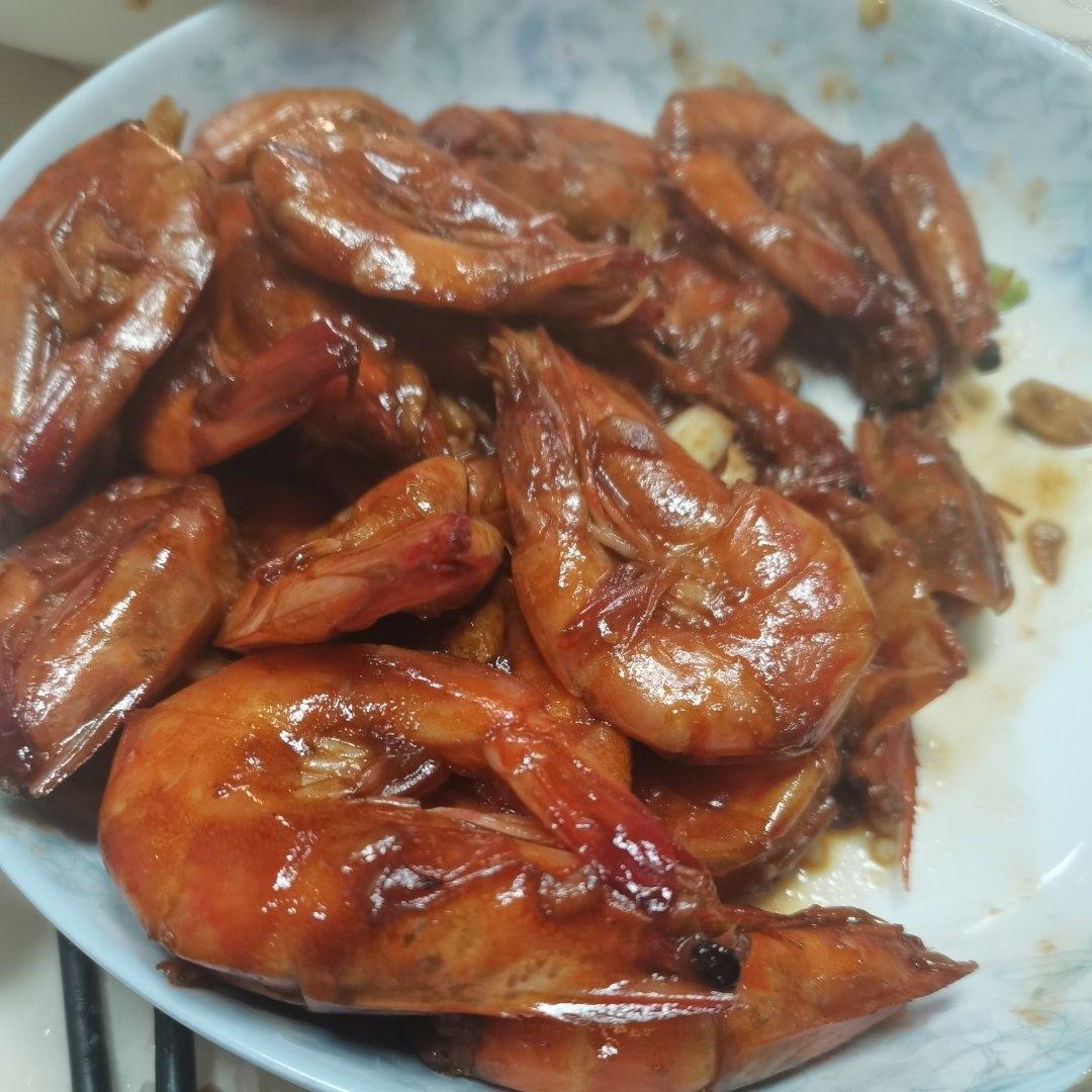 家庭版油焖大虾