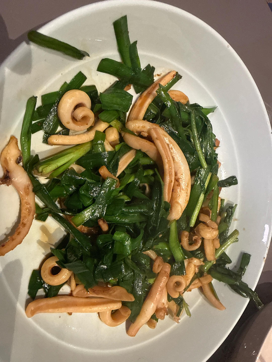 韭菜鱿鱼须