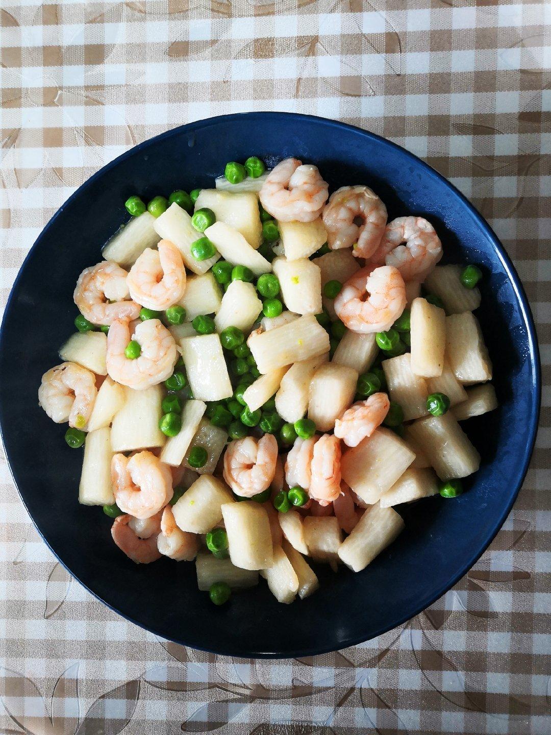豌豆炒虾仁