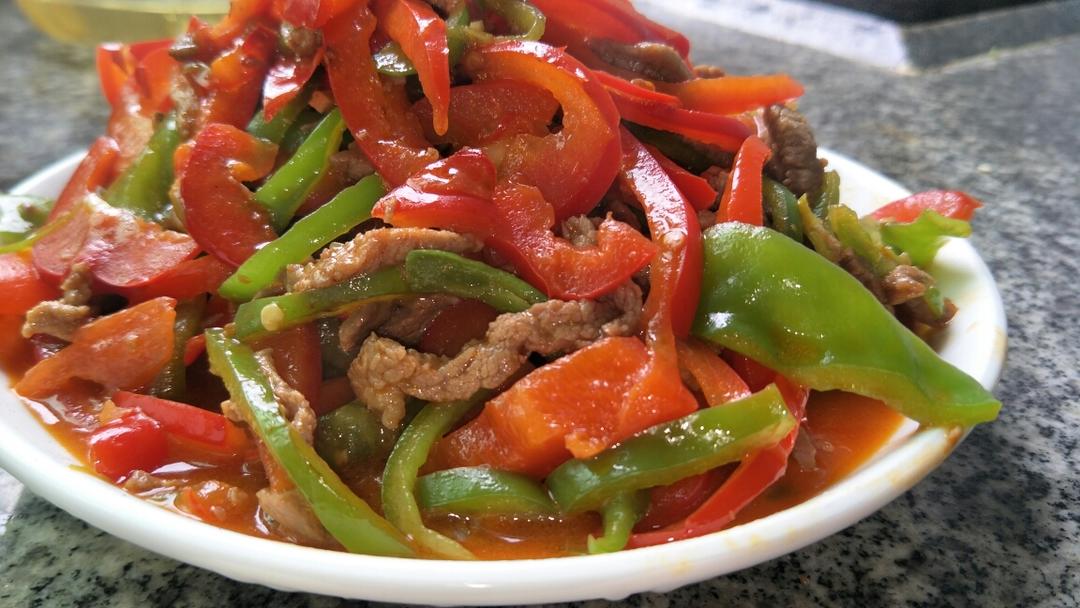 川味家常菜，双椒肉丝，简单易学