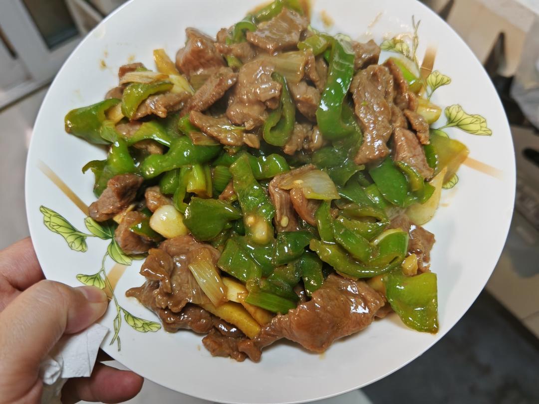 家常青椒炒牛肉🥩