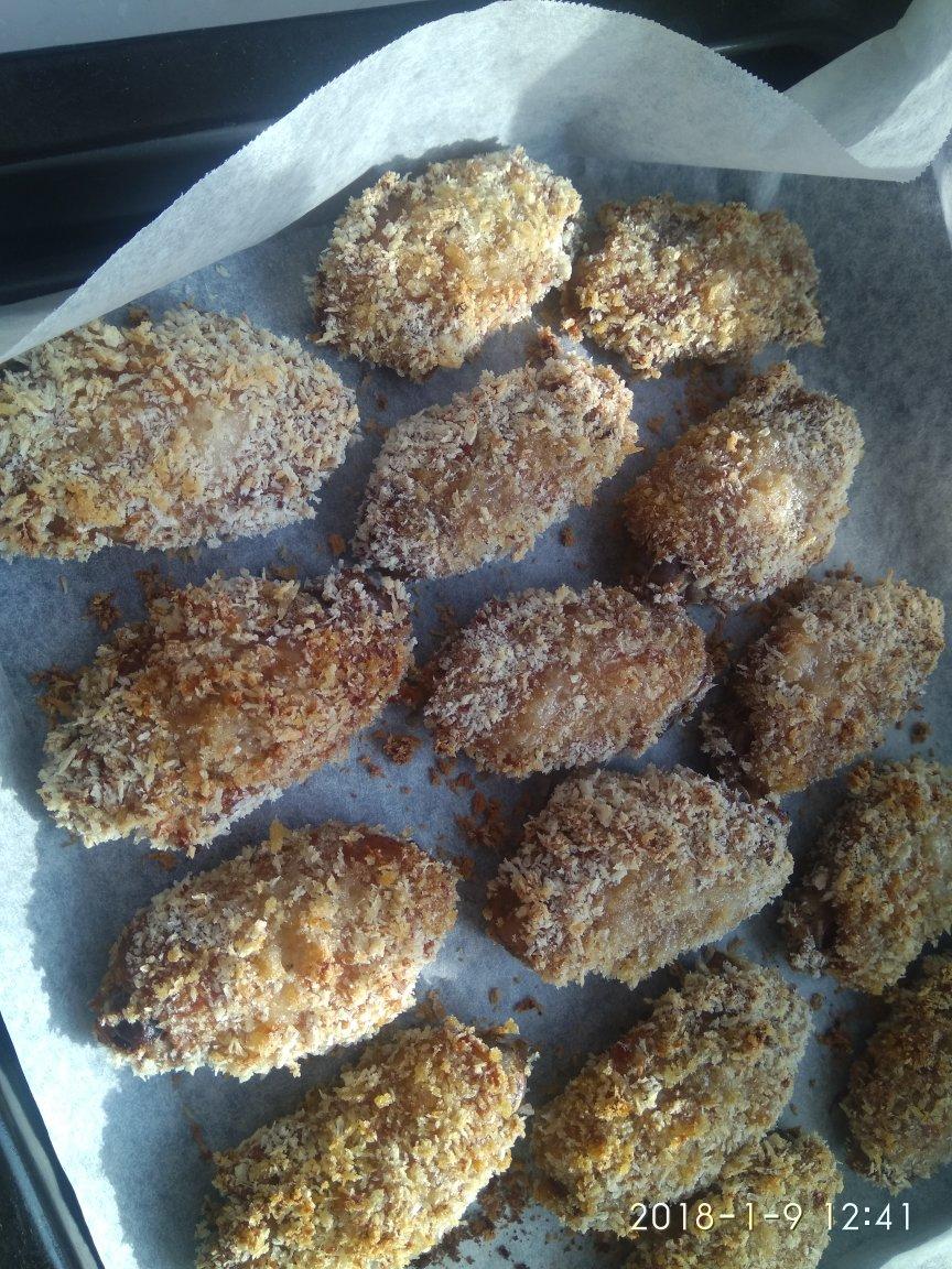 烤鸡翅（面包糠版）