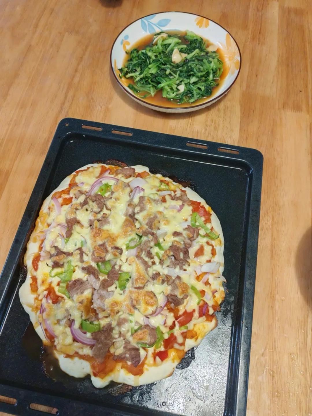 随心所欲做披萨之------黑椒猪肉披萨