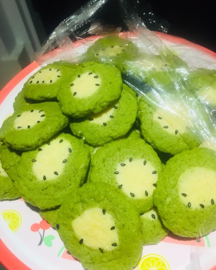 抹茶猕猴桃黄油饼干