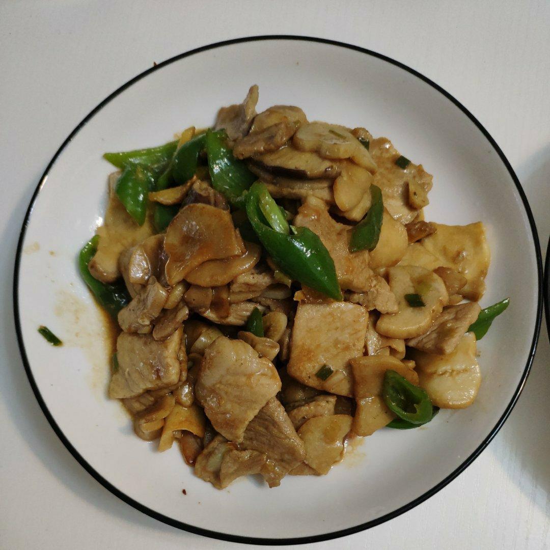肉炒杏鲍菇
