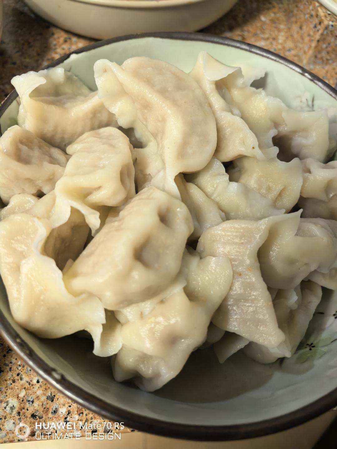 好味的莲藕馅饺子