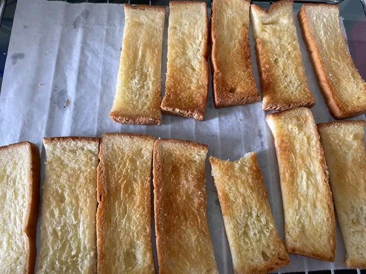 黄金烤吐司🍞条｜太香了