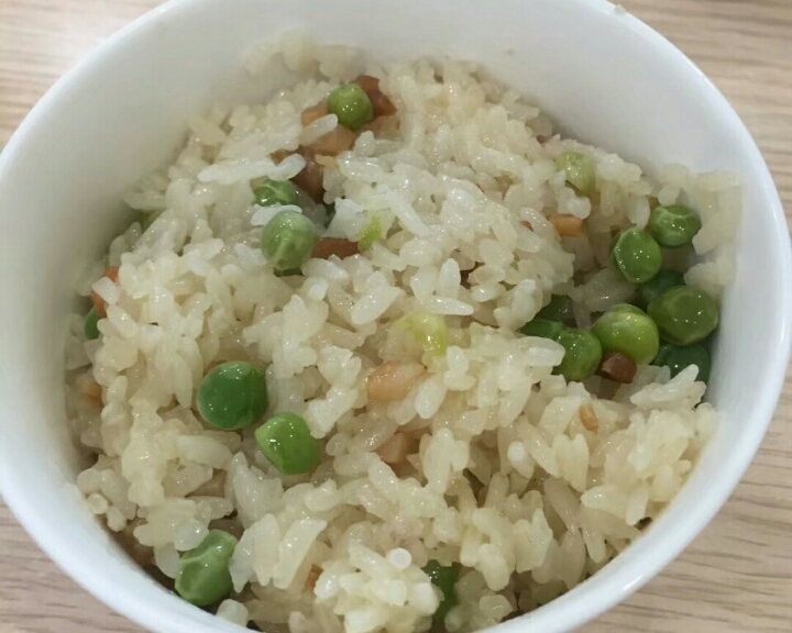 豌豆咸肉糯米饭的做法