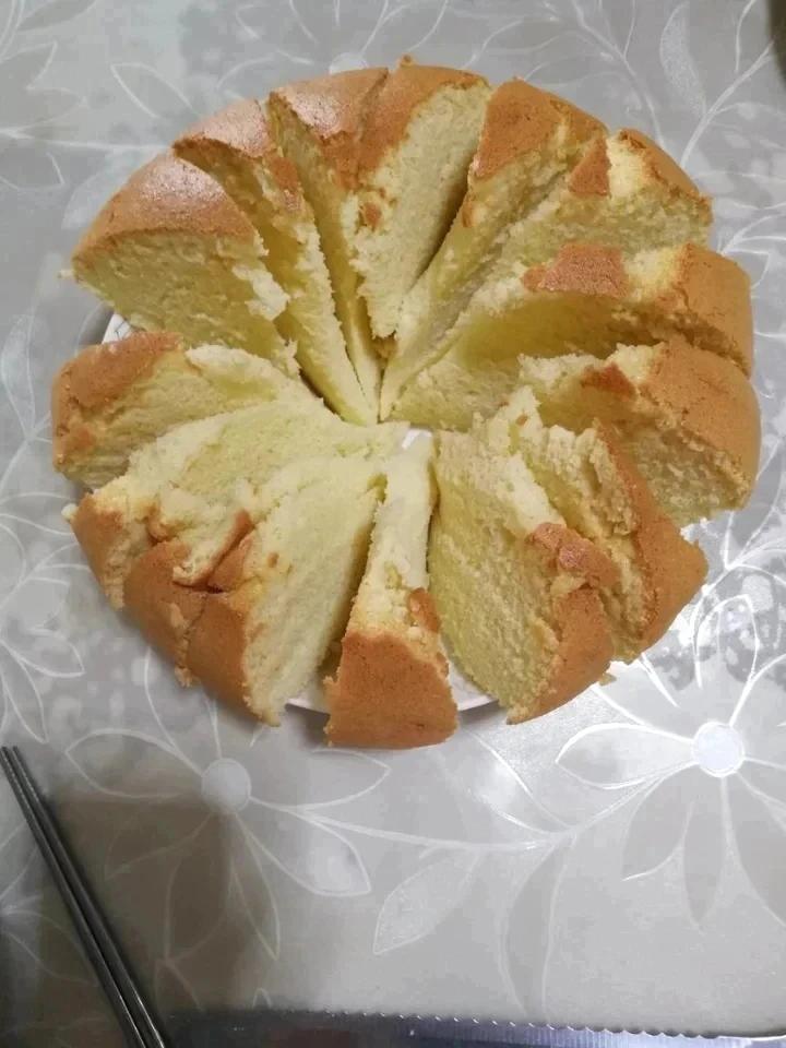 长帝32寸烤箱8寸戚风蛋糕 不败食谱