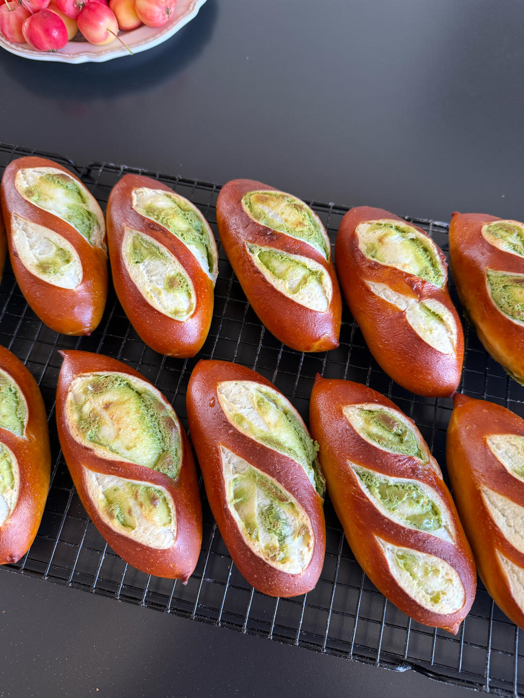 抹茶奶酥碱水包