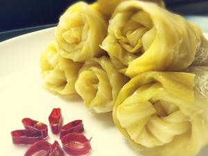 酸辣包菜卷❤️老上海的味道的做法 步骤6