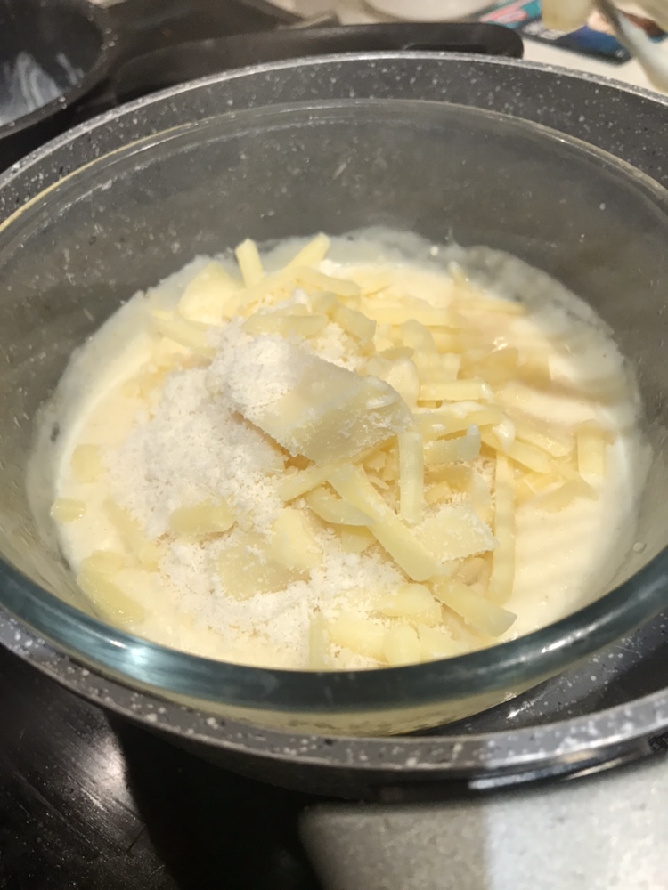 三重芝士舒芙蕾 Tripple cheese soufflé的做法 步骤10