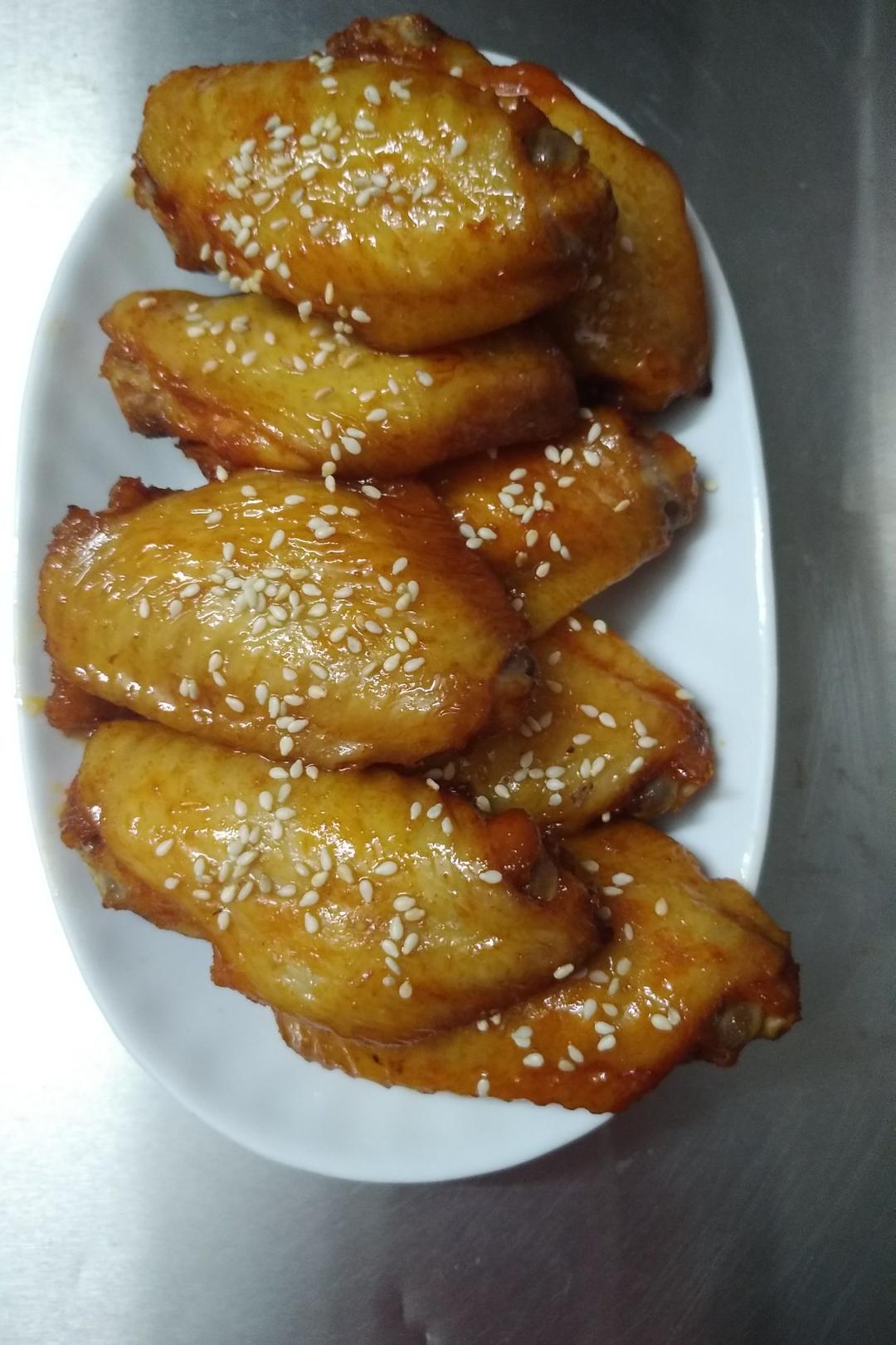 蜜汁烤鸡翅（烤箱版奥尔良烤翅）【诱食】