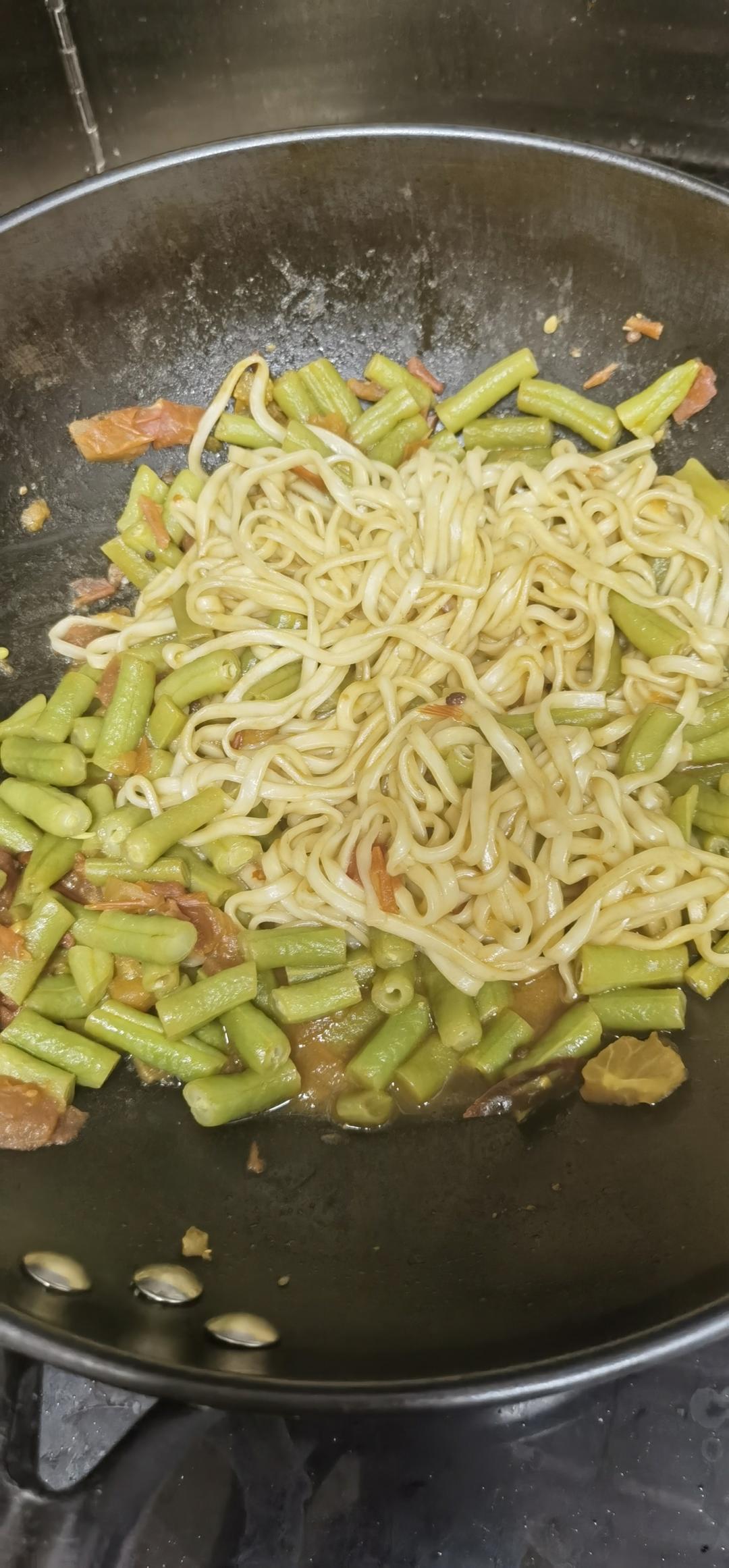 豆角焖面（素）