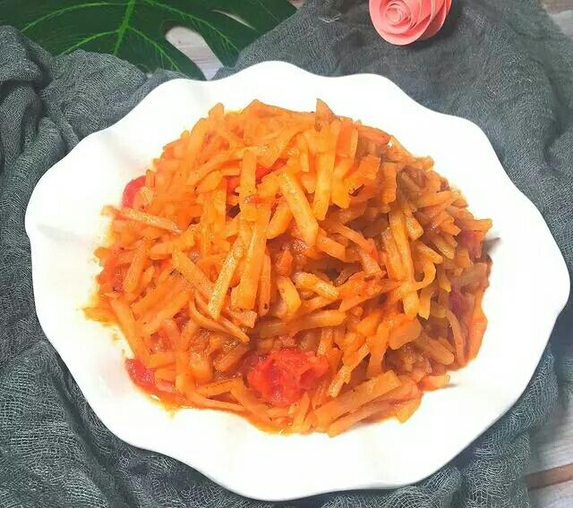 西红柿炒土豆丝