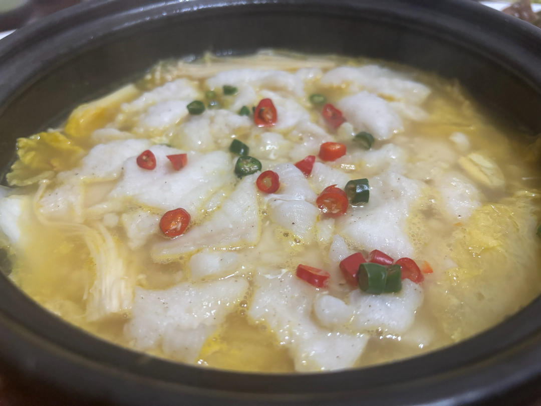 【酸爽开胃！】金汤鱼片（酸汤肥牛分身～）