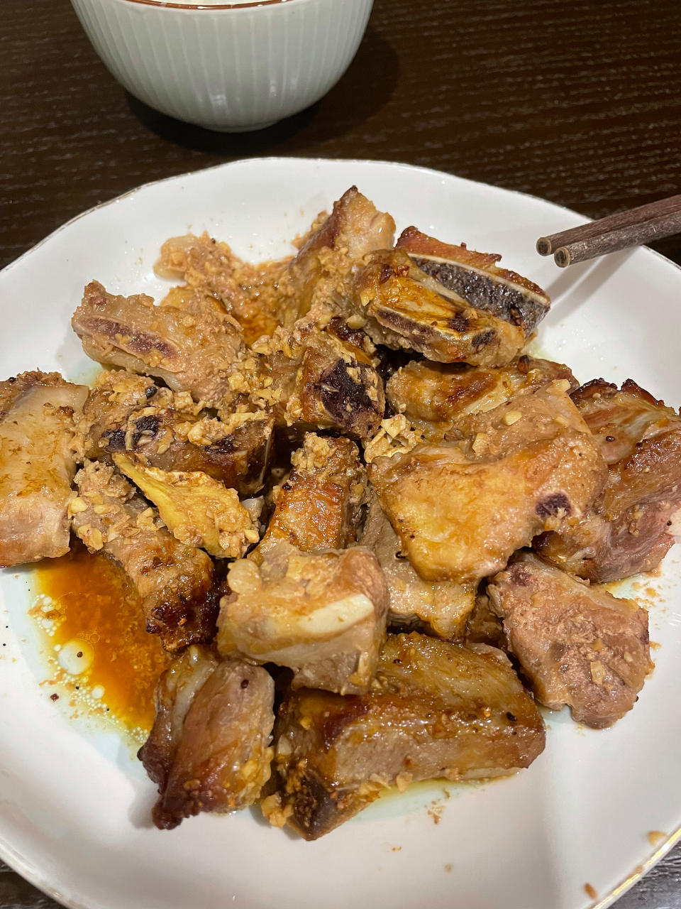蒜香排骨（小美+空气炸锅）