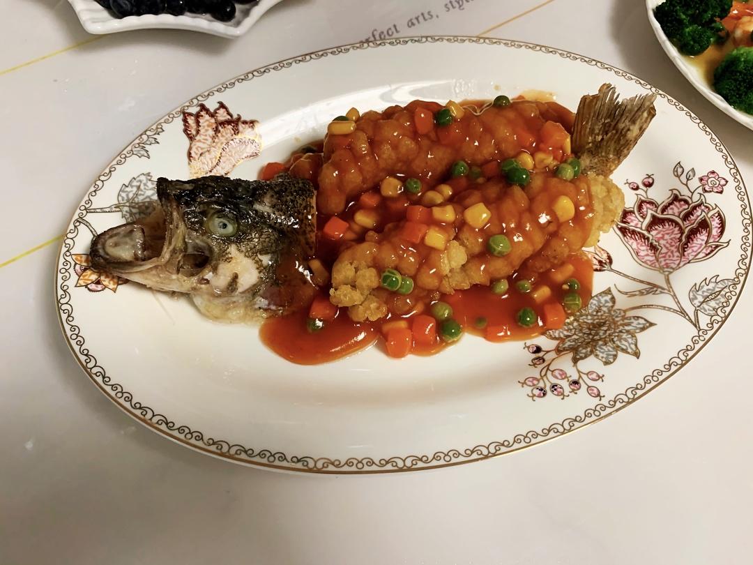 年菜必学【松鼠桂鱼】，给你多动图食谱，不信你学不会！（孔瑶原创食谱）