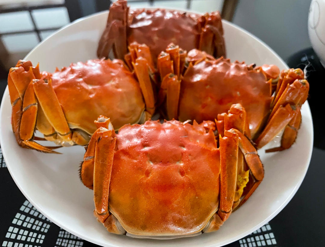 清蒸大闸蟹