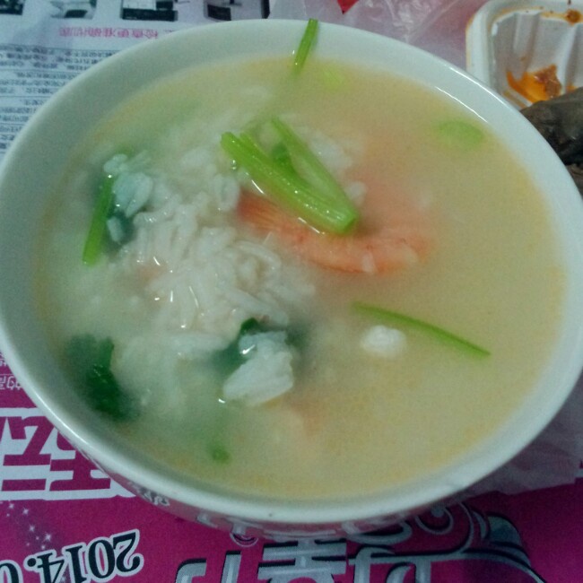 秘制鲜虾粥