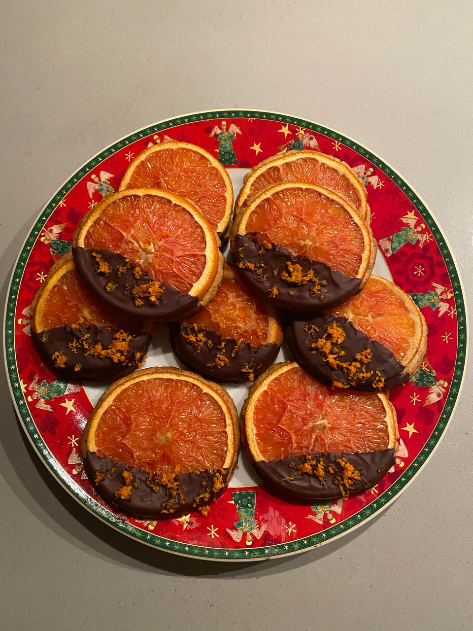🍊橙意满满超高颜值的巧克力橙子饼干🍪