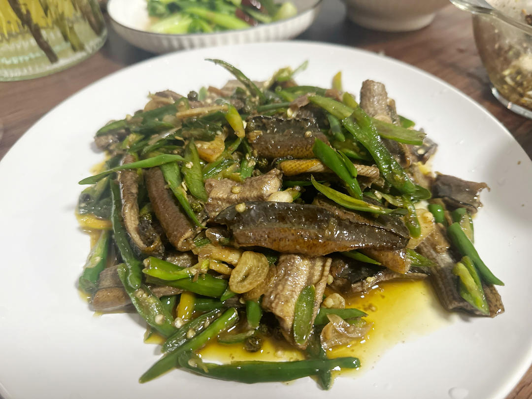 双椒鳝片（小尖椒+泡椒+仔姜）