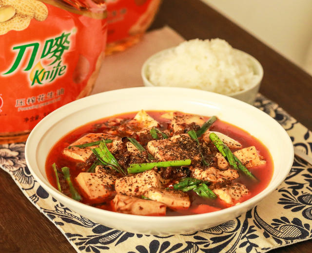 红红火火之麻婆豆腐——刀唛花生油的做法