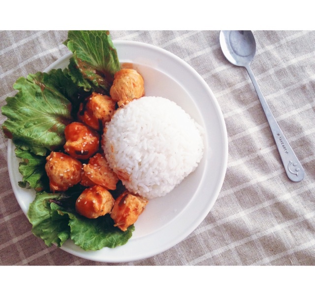 酸酸甜甜【茄汁鸡肉丸】