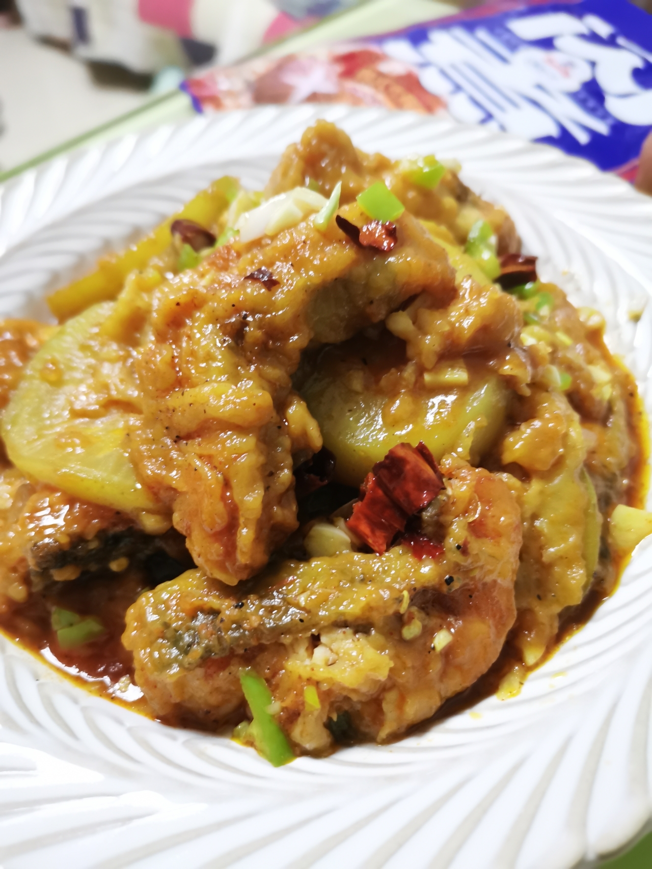韩式辣酱炖鱼块的做法