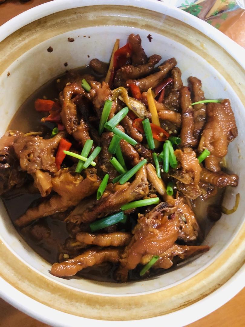 香辣烧鸡爪