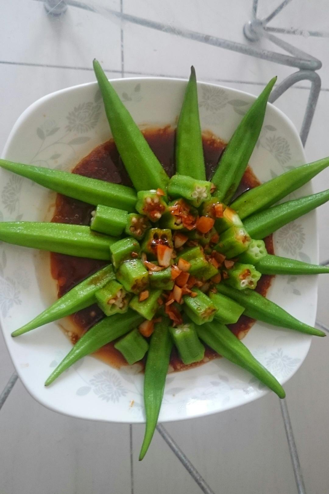 【白灼秋葵】清爽简单