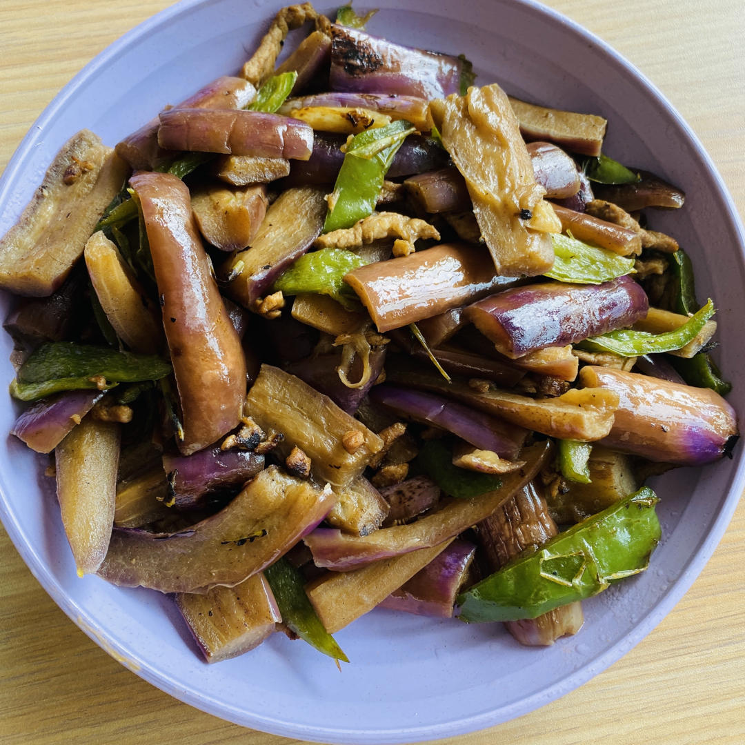 尖椒肉丝茄子