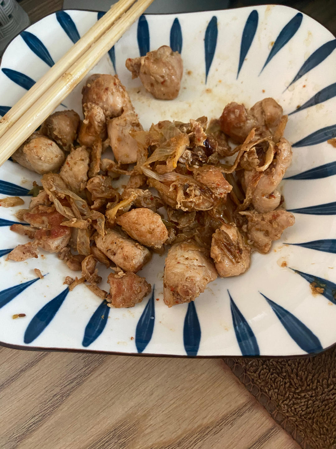 孜然蒜香鸡胸肉