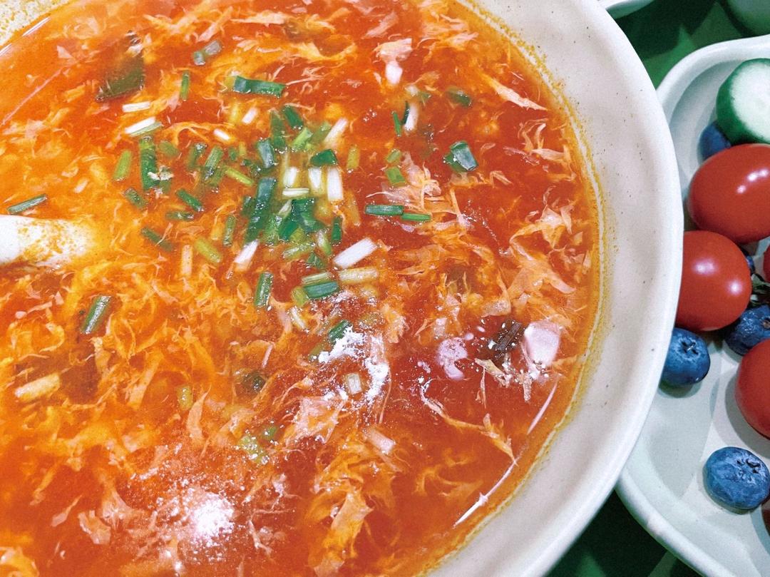 【跟我做不会错】简单又好喝的西红柿鸡蛋汤，家常又营养哦