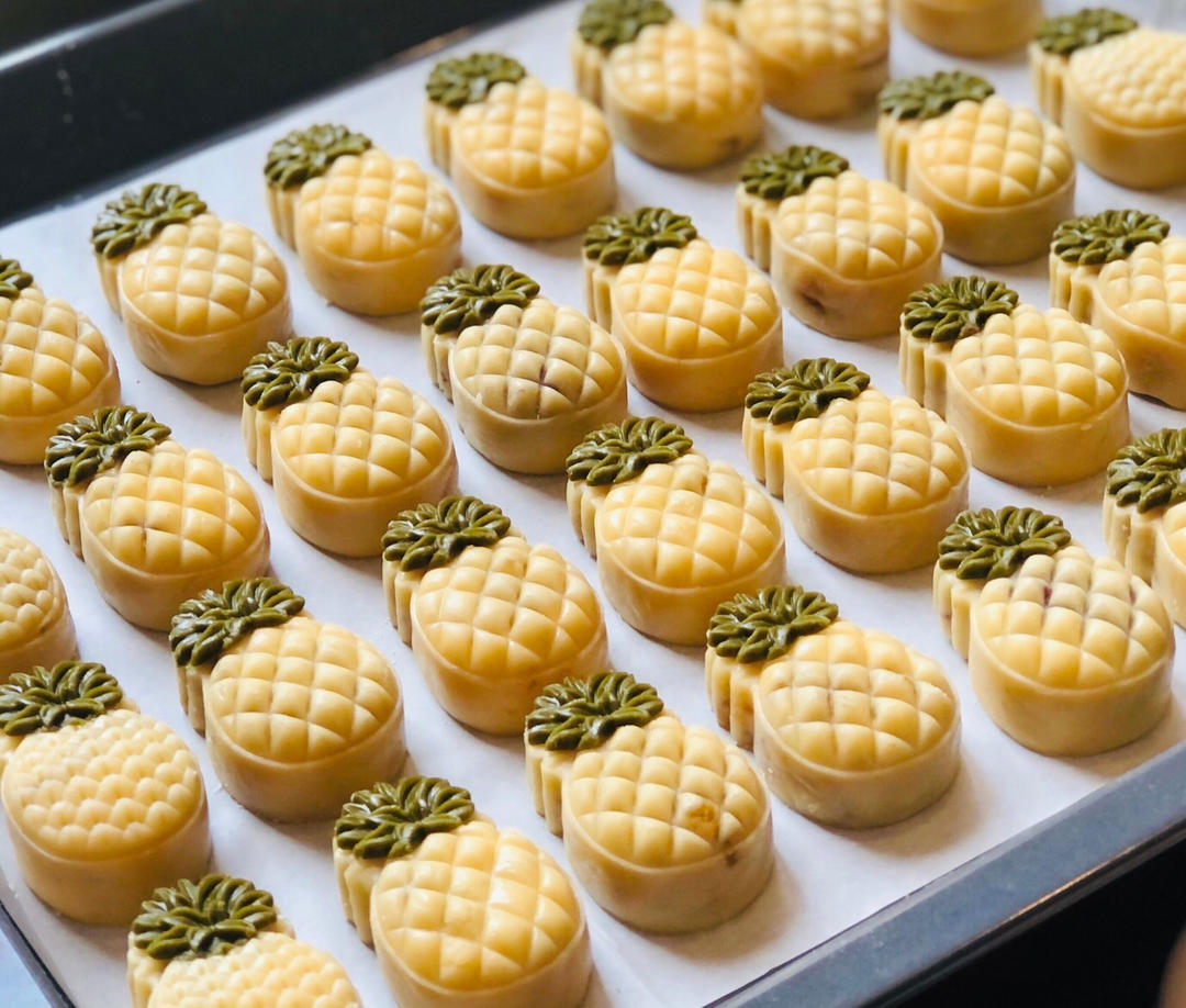 广式凤梨月饼（2020最火的款隔夜回油）