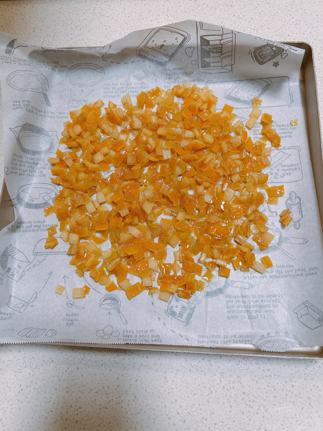 糖渍橙皮丁｜橙皮变废为宝，准备做潘娜托尼