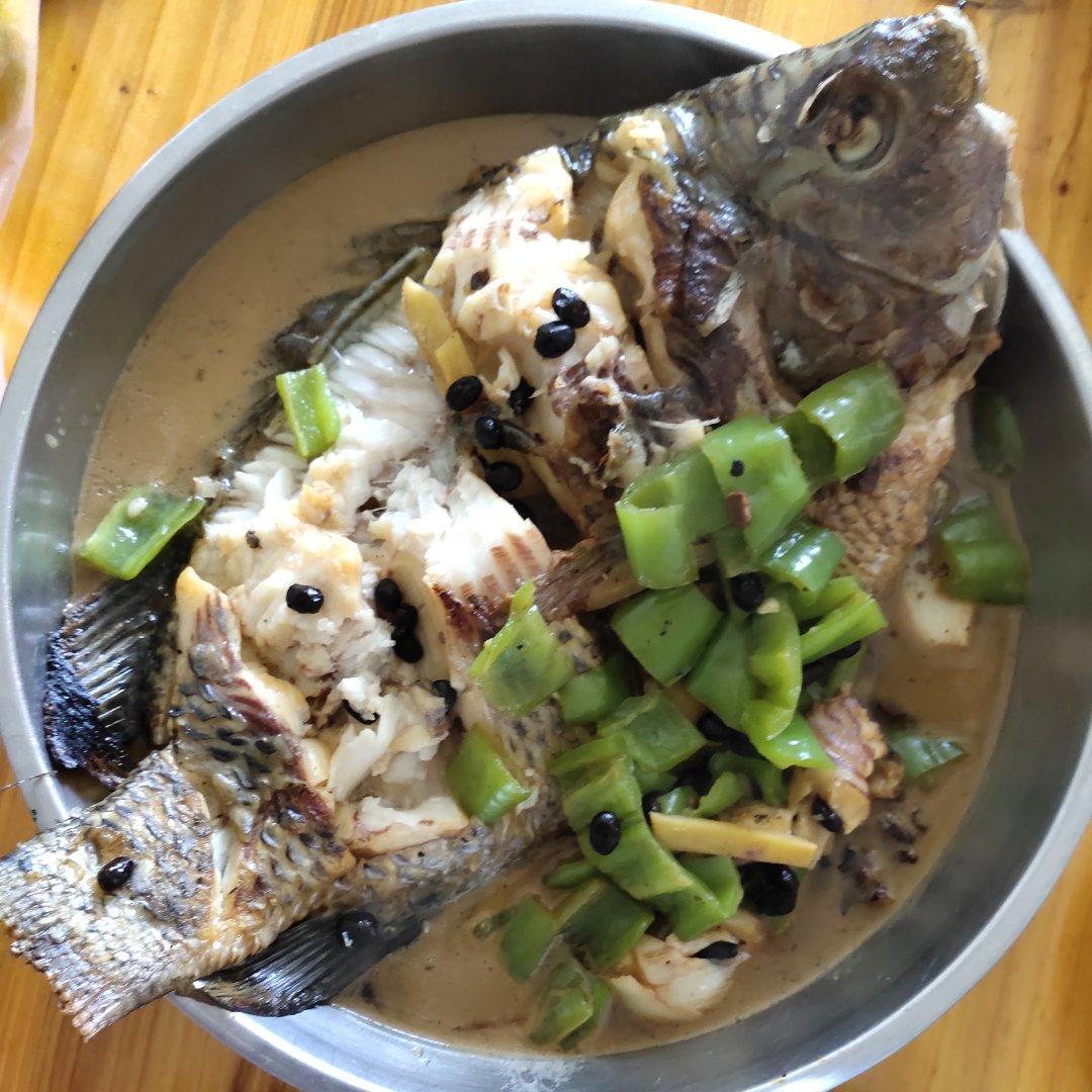 童年回忆之豆豉红烧福寿鱼罗非鱼