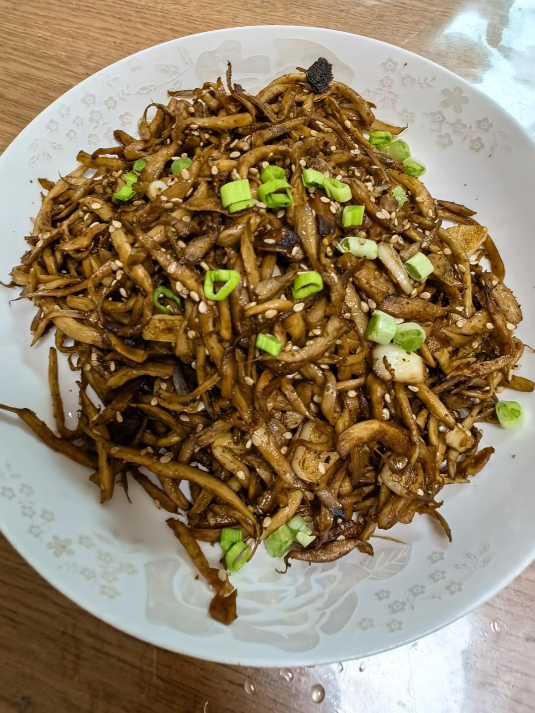 越嚼越香‼️比肉还要好吃👉干煸孜然杏鲍菇