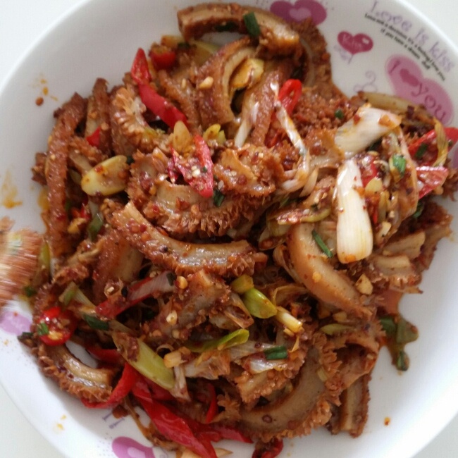 香辣牛肚丝