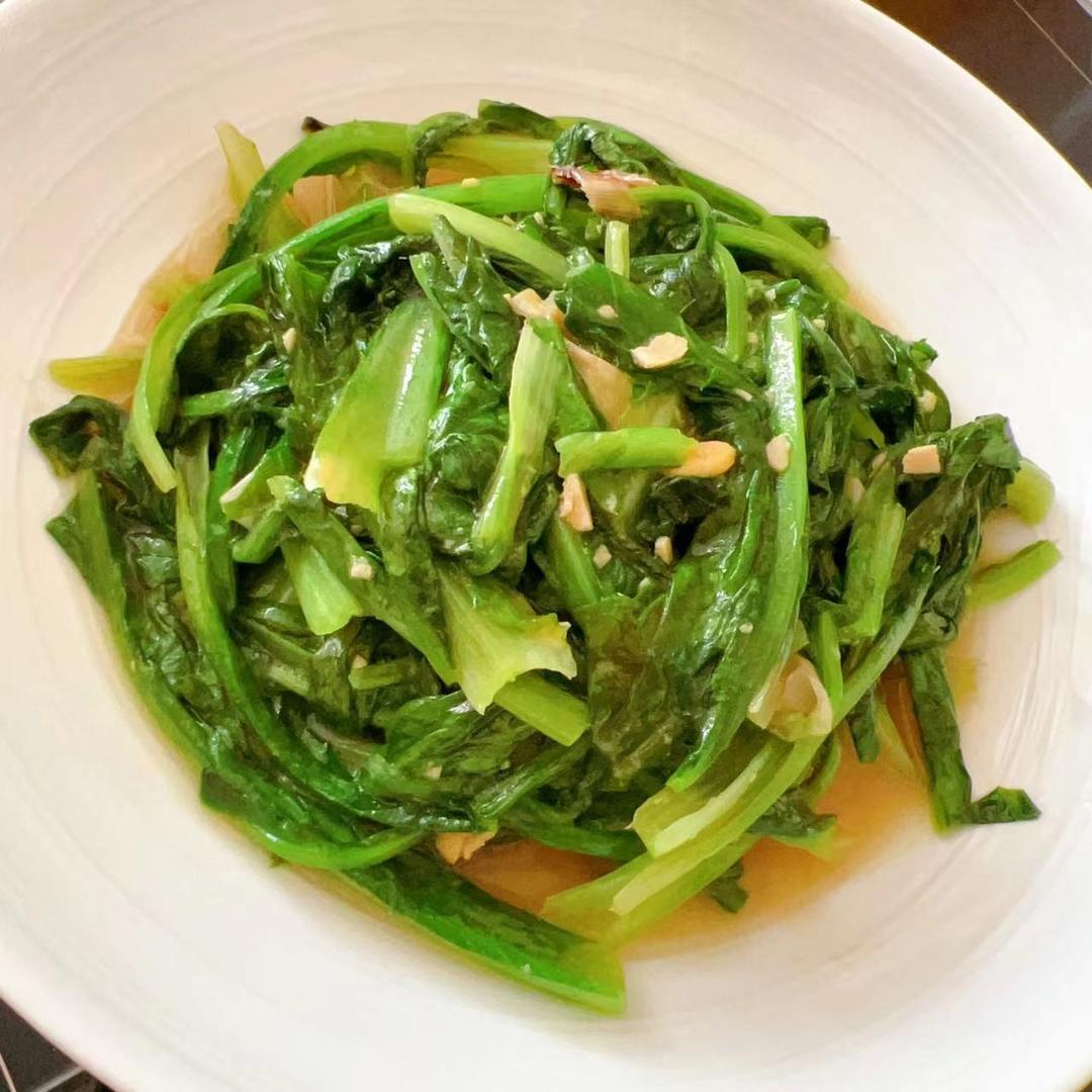 普宁豆酱烧油麦菜的做法